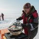 The neutrino telescope was dropped in the Russian lake over the weekend.